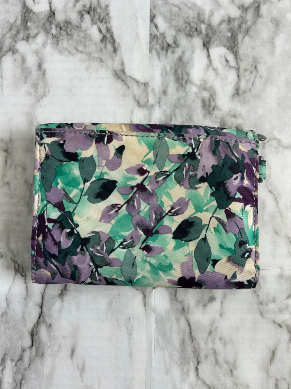 Kipling | Floral tri-fold Wallet zippers compartments card holders - Picture 2 of 10